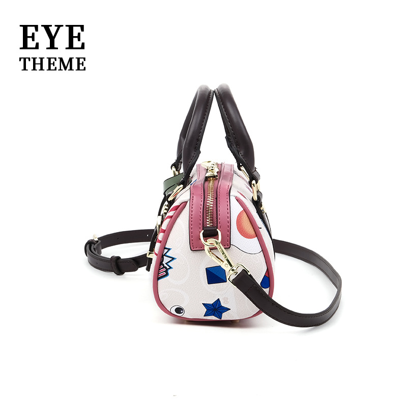 2025 verano contraste color mujer impresión sentido del diseño portátil mini tesoro nicho dibujos animados calle mensajero 2760 #