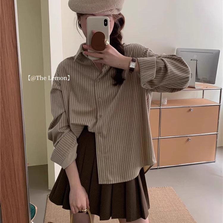 Demi-season Japanese retro shirt