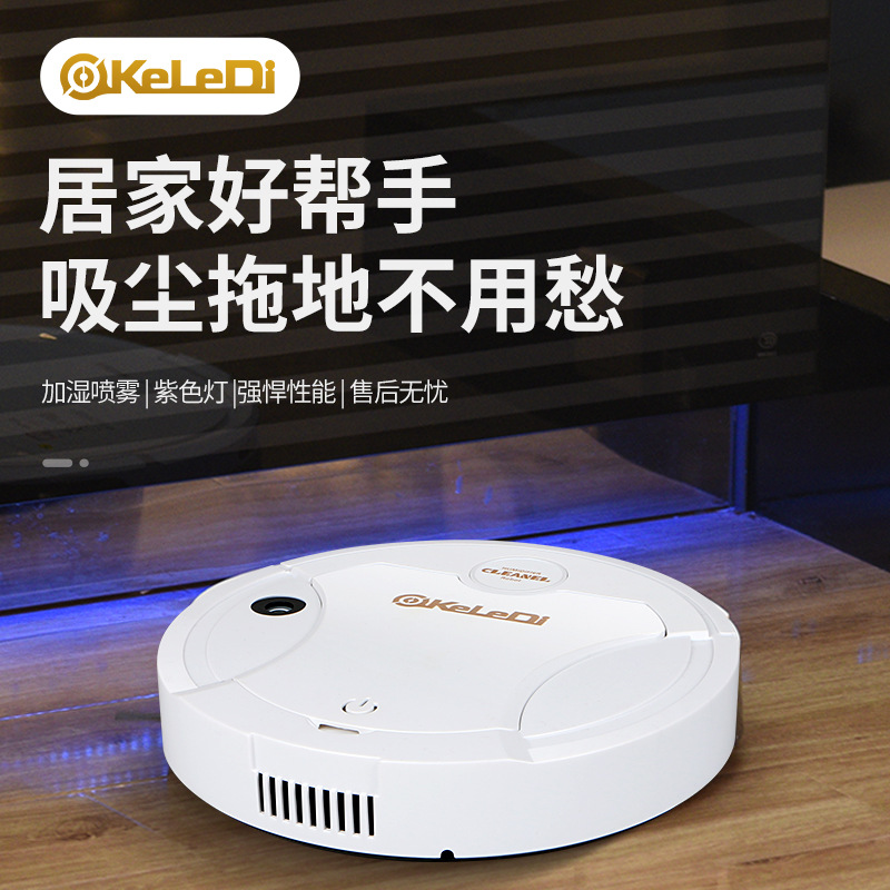 Koledi Cross-Border Home Smart Suction, Sweeping, Mopping and Spraying Four-In-One Mobile Humidification and Disinfection Sweeping Robot