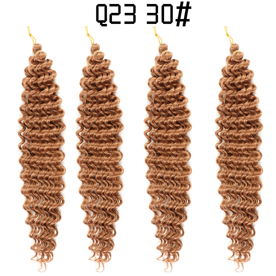 Peluca crochet africana rizada, fibra sintética, venta al por mayor