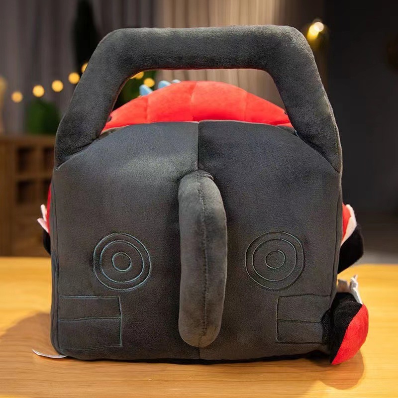 Anime de dos dimensiones periférica muñeca de dibujos animados máscara de felpa caliente creativa parodia sombrero almohada regalo para las mujeres