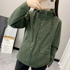 Mountain Series Three-in-One Detachable Outdoor Waterproof Hiking Jacket for Women, Windproof Fleece Outerwear