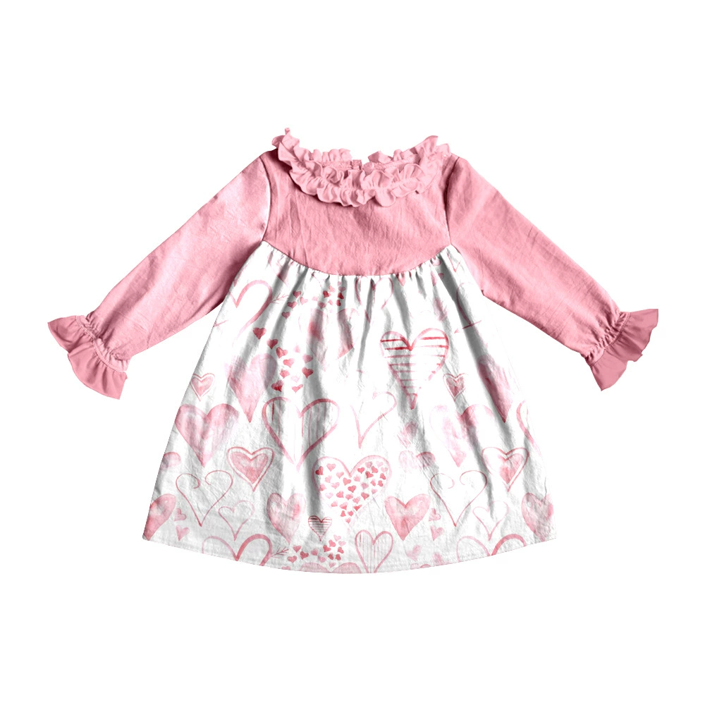 Детское платье с принтом, креативное, на заказ, осеннее, из бутика внешней торговли.