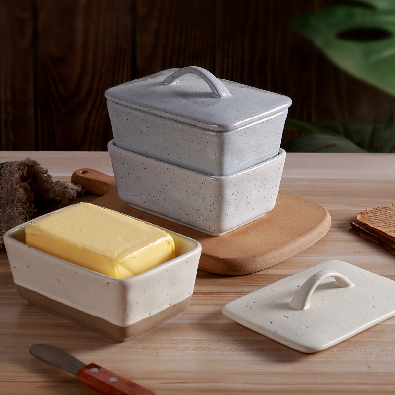 Transfronterizos para retro creatividad caja de mantequilla de viento mayorista caja de mantequilla casera de Navidad