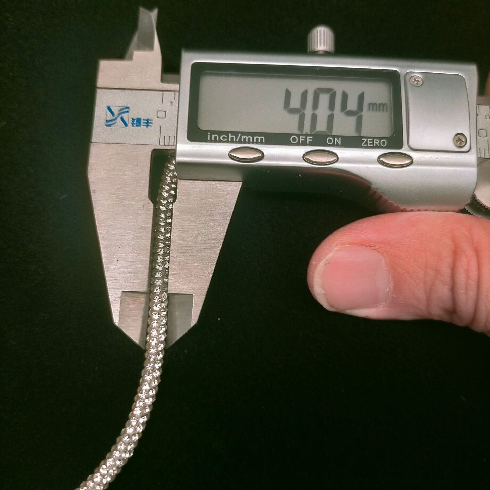 No. 3.5 다이아몬드 6 열 4mm 폭 1 야드