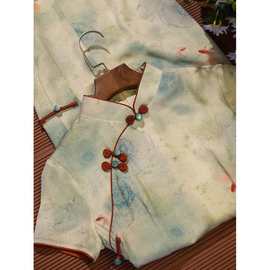 新中式旗袍高端大气上档次改良年轻款锦鲤送考2025新款夏季连衣裙