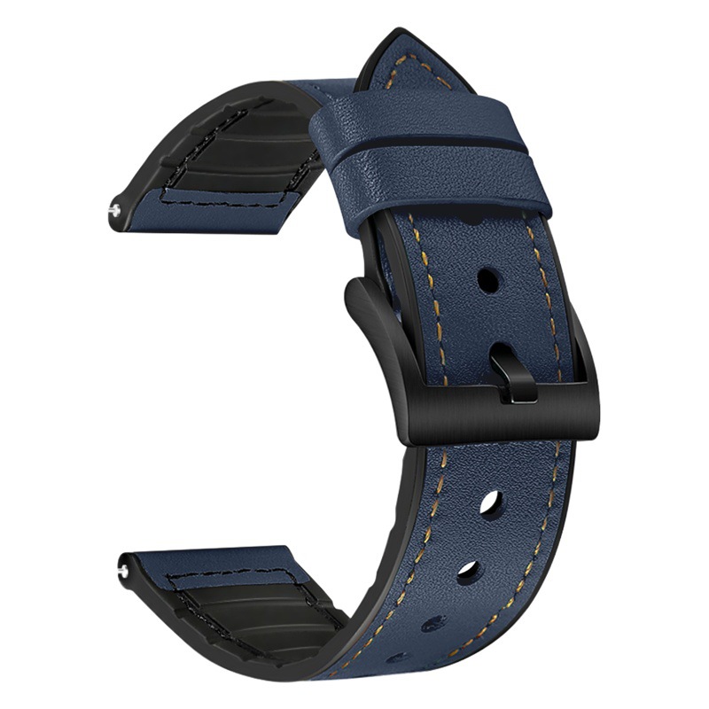 22mm correa de cuero genuino para Samsung Galaxy3 Huawei GT2 Correa 20mm Correa 22mm Correa de cuero