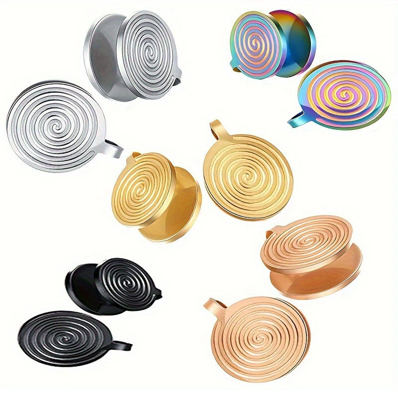 Трансграничные новые серьги без пирсинга, Креативные Круглые репелленты от комаров, зажимы для ушей, серьги-дджи, аксессуары, модные U-образные зажимы для ушей оптом