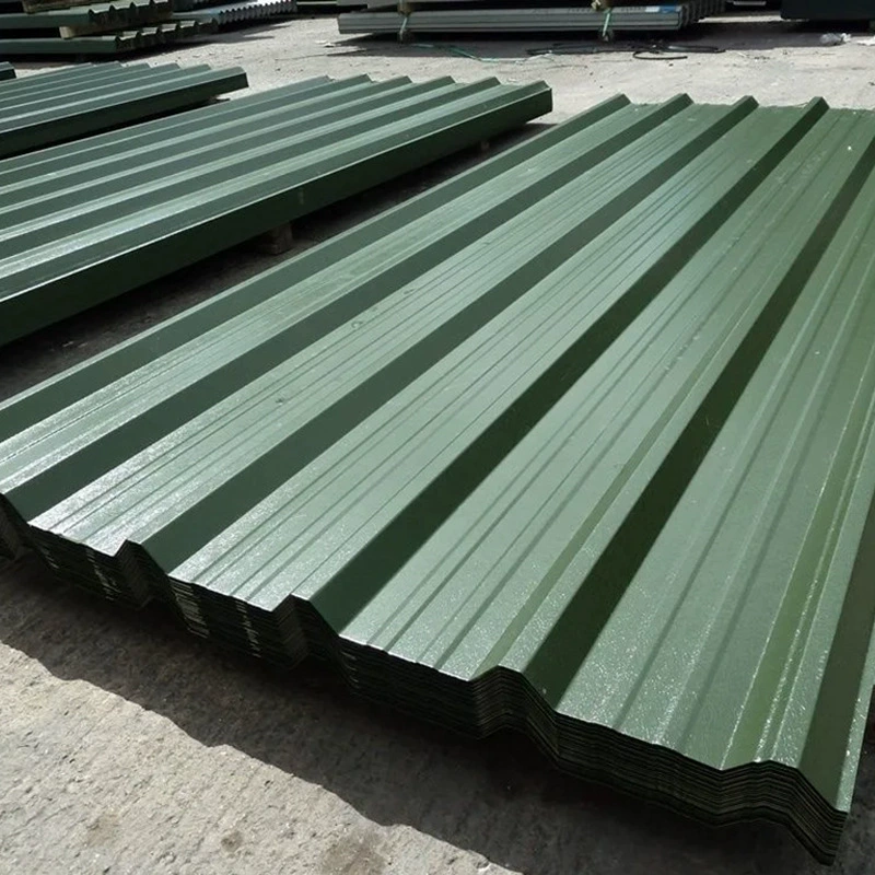 color coated corrugated steel sheet customized length