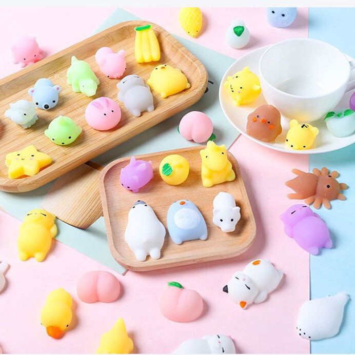 Animal dumplings pinch music Japanese and Korean novelty creative student small gift decompression seal doll vent toy