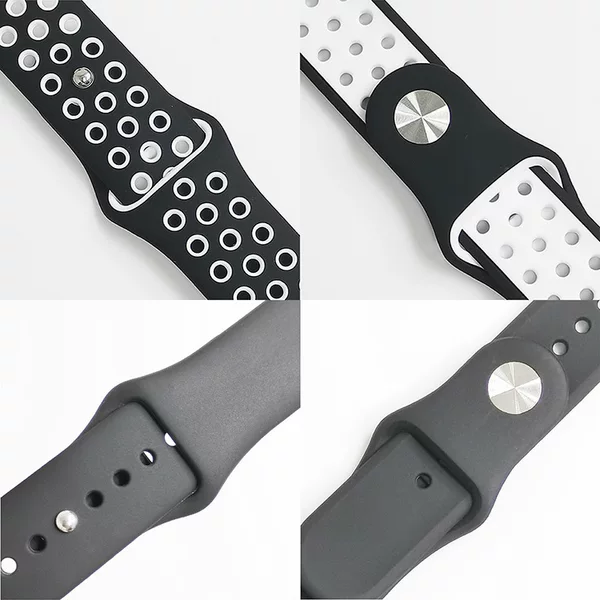 For Apple Watch Ultra 9876543210 Generation se Nike Nike woven solid color watch with silicone