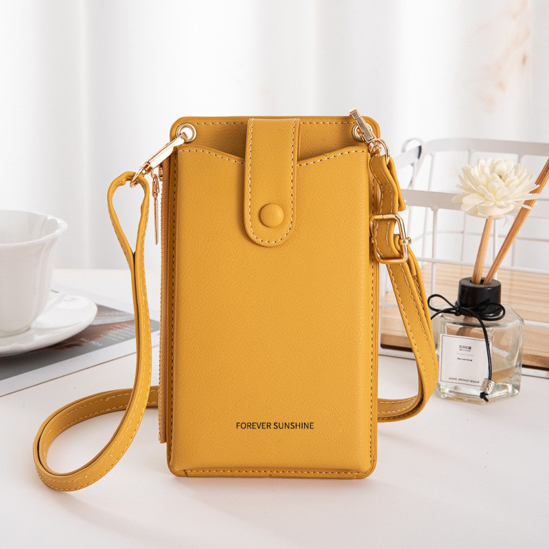 Women's Medium Pu Leather Solid Color Basic Classic Style Square Zipper Phone Wallets display picture 6