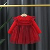 Autumn dress, small princess costume, long sleeve, Korean style, western style, children's clothing, wholesale