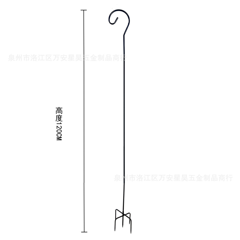 春の売れ筋屋外公園庭庭蜂の花給水器鉄製羊飼いフック吊りロッド地面プラグ防水|undefined