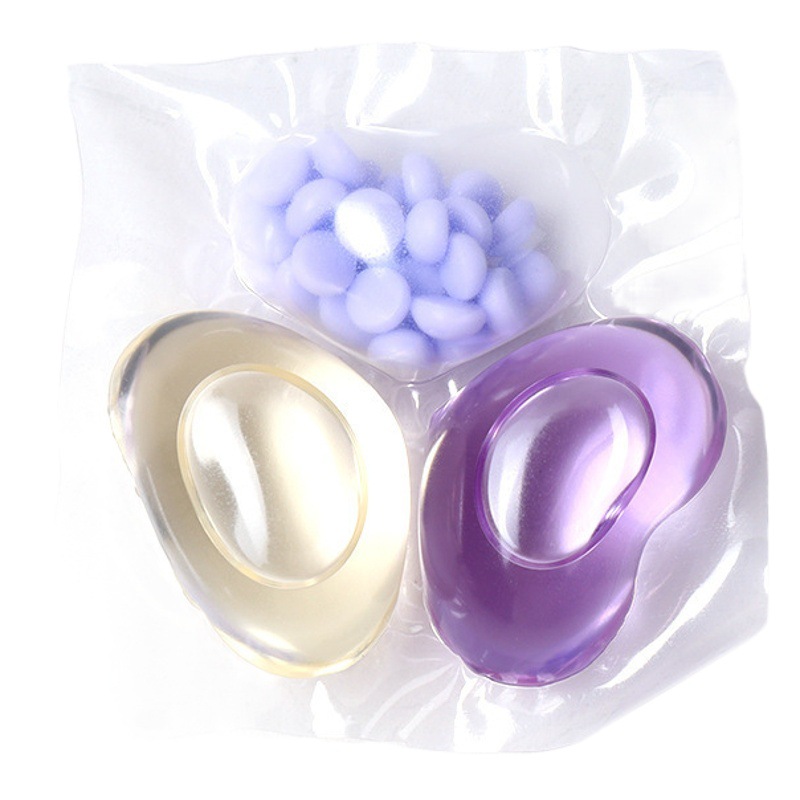 Perlas de gel de lavandería tres en uno fábrica al por mayor flor de cerezo fragancia perlas de retención de fragancia eliminación de ácaros de esterilización perlas de gel de lavandería concentrado Nuevo