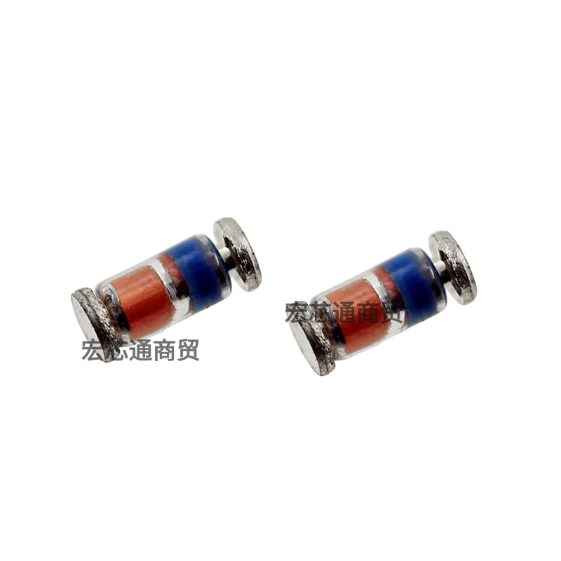 贴片稳压二极管0.5W ZMM8.2/9.1/10V 1206圆柱型LL34 8V2 9V1 10V