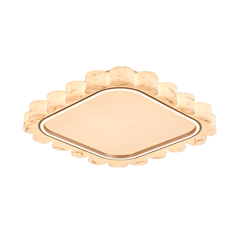 Luz principal de la sala de estar lámpara de techo lujosa ligera de lujo de lujo superior a prueba de nube piedra dormitorio estudio LED de espectro completo lámpara de protección de ojos 055L