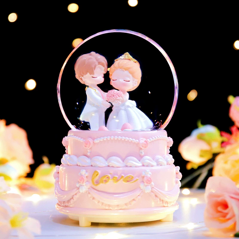 Starry sky, music box, rotating night light, new collection