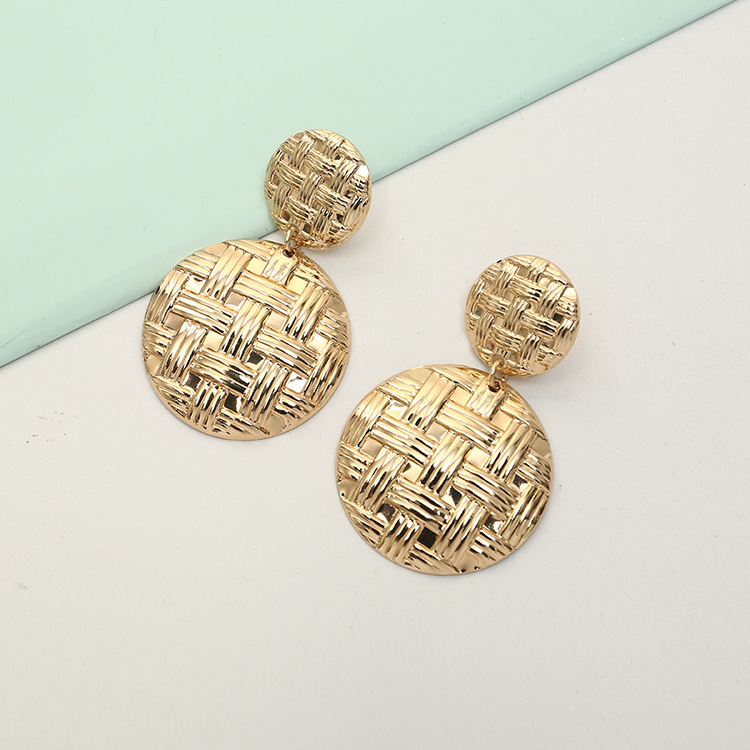 Retro Fruit Water Droplets Flower Alloy Inlay Artificial Pearls Womenu0027S Earrings 1 Pair
