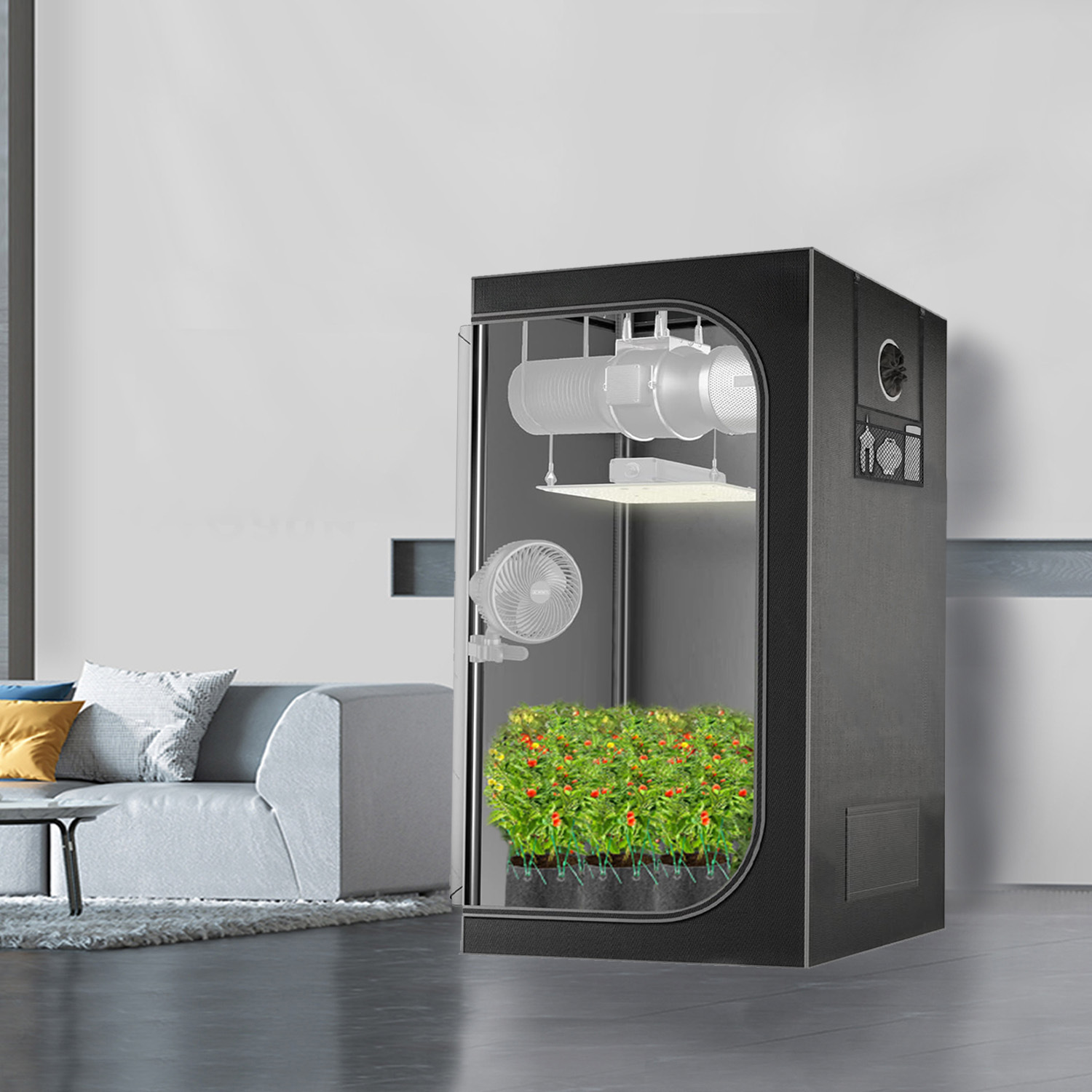 ✅ Cross-Border Oxford Cloth Greenhouse Growing Tent Plant Growth Tent Hydroponic Grow Tent Flower Tent