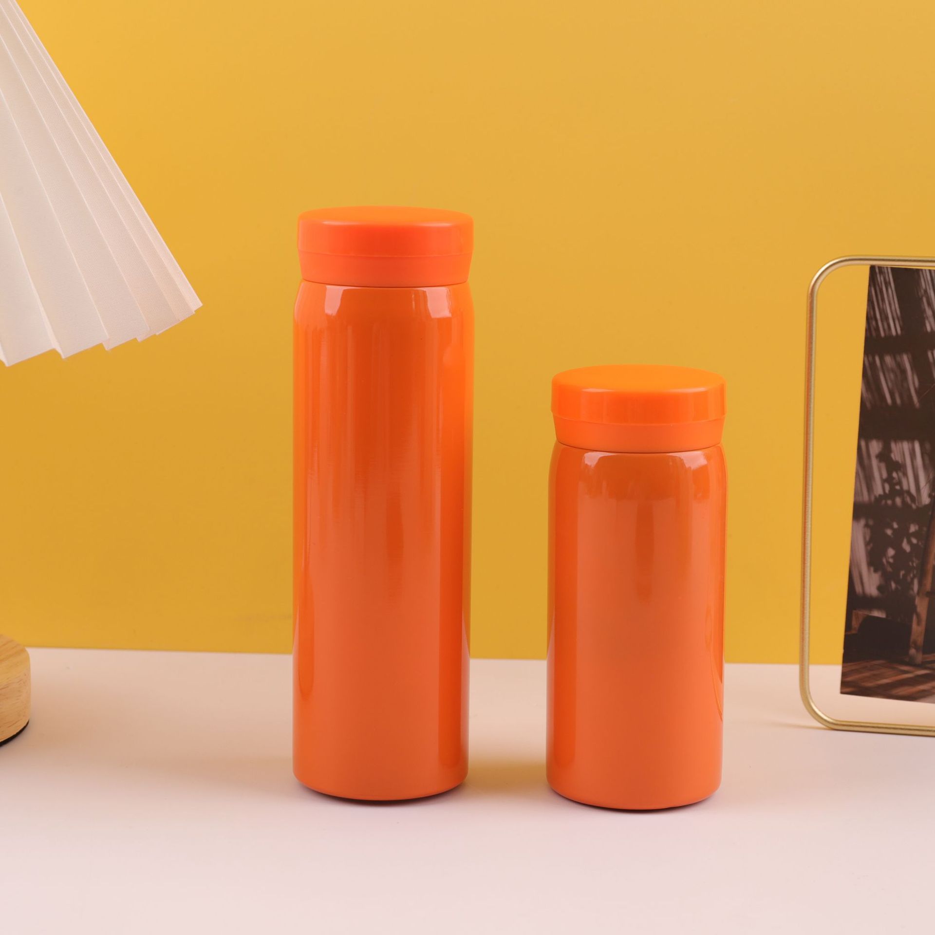 Taza de bolsillo de vacío de acero inoxidable 304 transfronterizo simple taza de agua de estudiante fresco taza de vacío de regalo portátil para el hogar