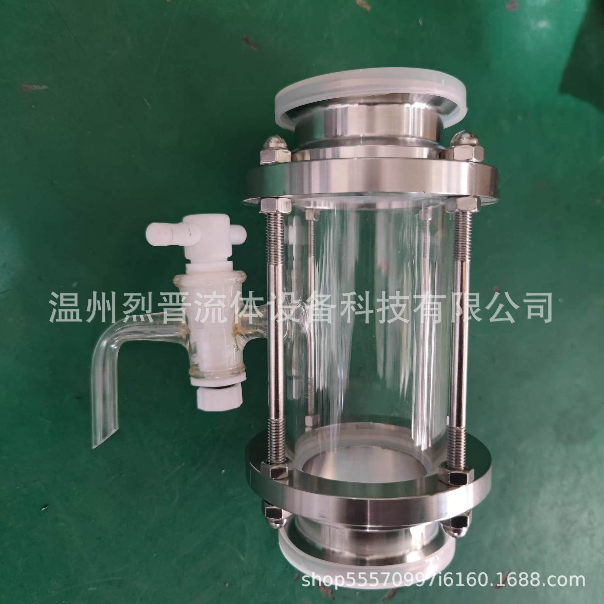304 stainless steel fast-mounted vision glass sanitary clamp type…