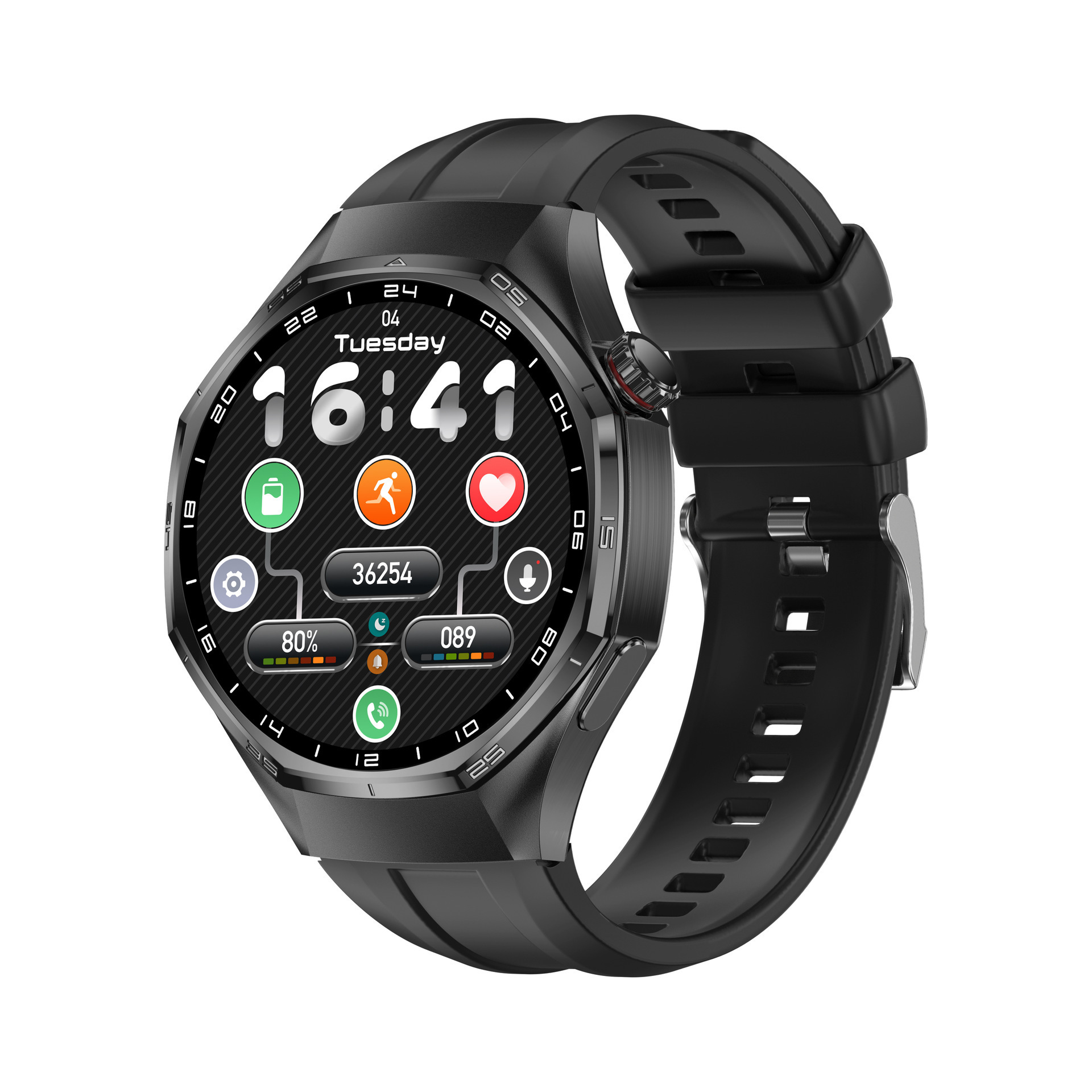 Watch6 Max Smartwatch Full Touchscreen Bluetooth Calling Heart Rate Blood Oxygen Monitoring Sedentary Reminders 1.5 Inch_voghion.com