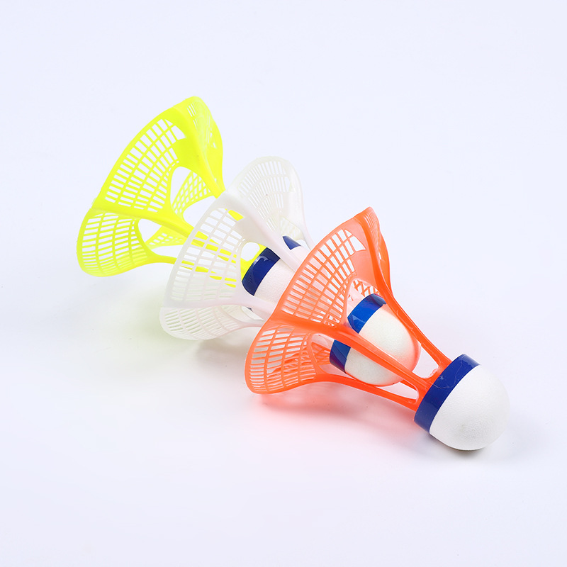 Nuevo a prueba de viento bádminton importado bola cabeza adulto estudiante entrenamiento interior y al aire libre bola 3 paquete a prueba de viento bola