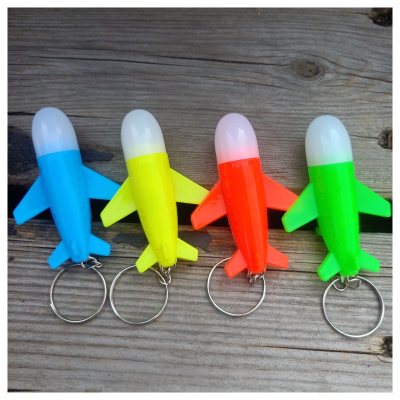 Llavero de Avión con Luz LED Transfronterizo, Colgante Luminoso Creativo, Regalos Promocionales de Yiwu por Menos de un Dólar