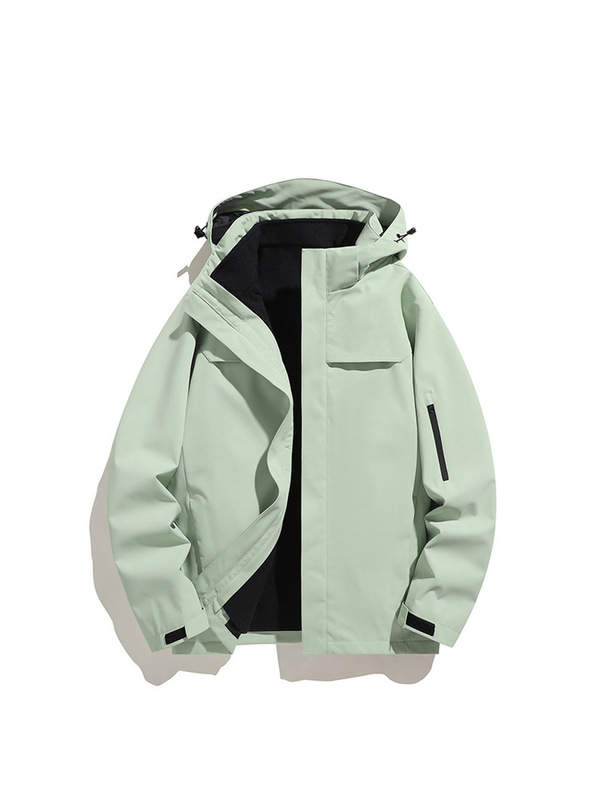 【朱雀PRO冲锋衣】坨路者户外抓绒冲锋衣防风防水登山服男女外套|undefined