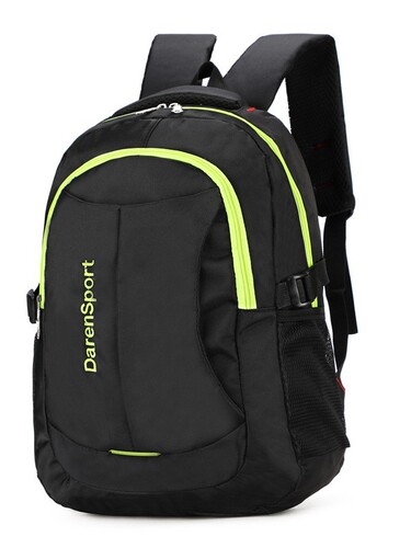 Double-shoulder backpack, unisex laptop bag, large-capacity travel bag for boys, suitable for primary, junior, and senior high school students, lightweight school bag