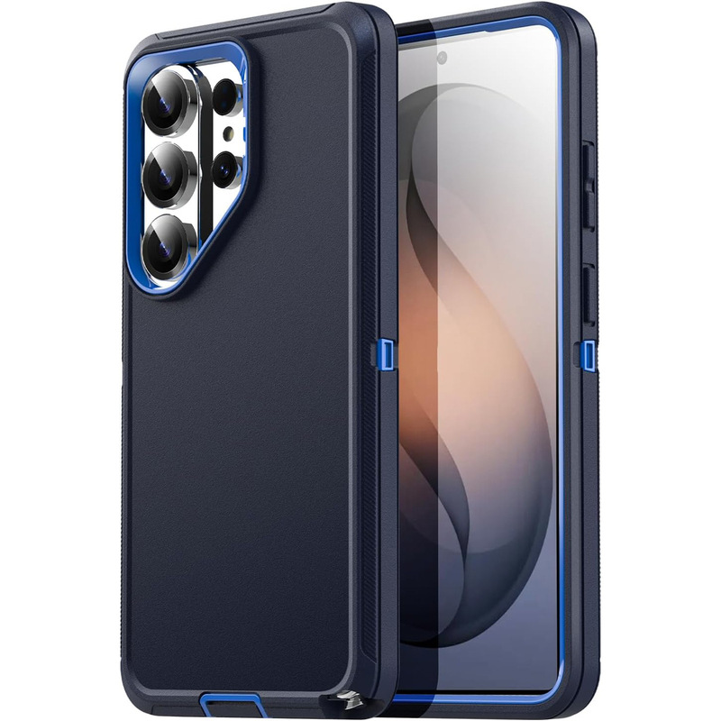 Neutral Ott Solid Color Three-Proof Phone Case Suitable for Samsung S26 Ultra Protective Cover S25Fe Cross-Border S24 Anti-Drop 3