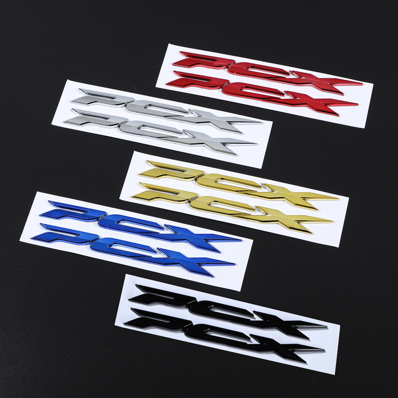 ABS 하드 라벨 오토바이 자동차 스티커 3D 편지 자동차 스티커 영어 편지 자동차 로고 DIY 편지 PCX 바디 스티커