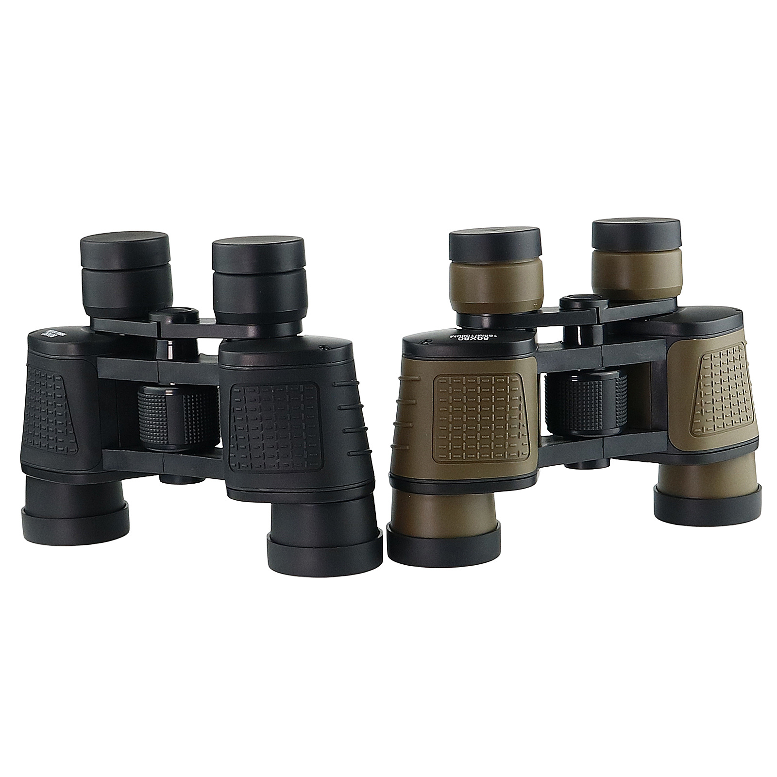 跨境80X80五条杠双筒望远镜高倍高清观日出日落便携式户外望远镜