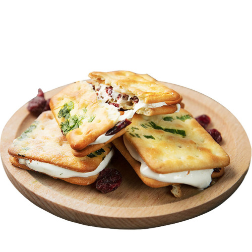 Taiwan chive nougat biscuits handmade chive nougat sandwich biscuits bulk independent packaging factory direct sales