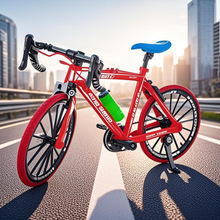1:8自行车模型仿真山地公路车迷你模型自行车玩具车摆件商超批发