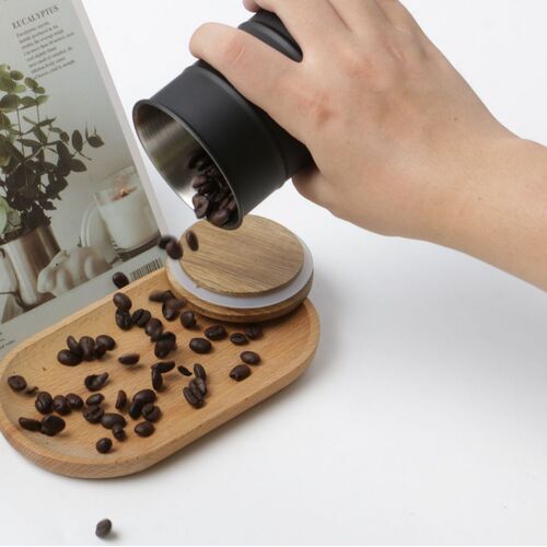 Creative 304 stainless steel sealed jar outdoor travel tea and coffee portable storage jar 370ML storage jar