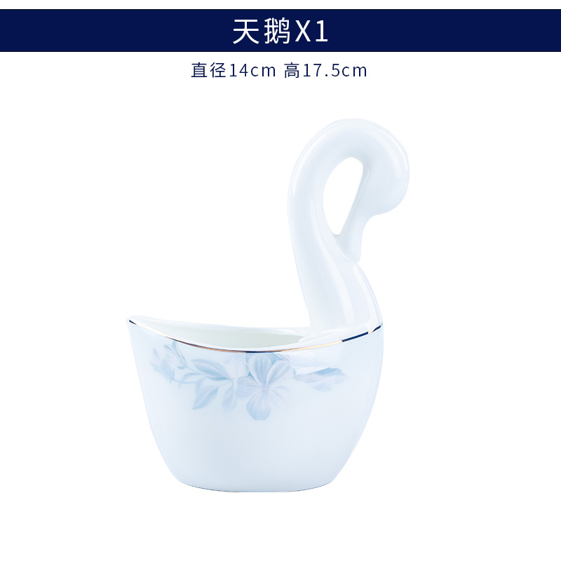 Jingdezhen vajilla de cerámica traje hueso plato China plato nórdico cena hogar vajilla hogar inauguración plato regalo al por mayor