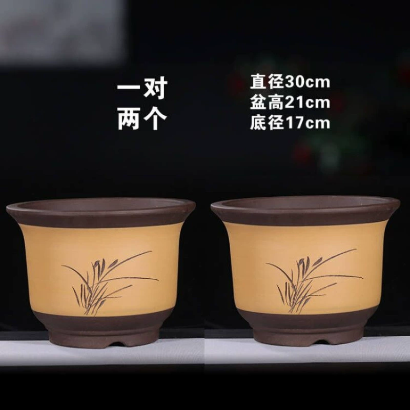 Extra large flowerpot, ceramic big high boots