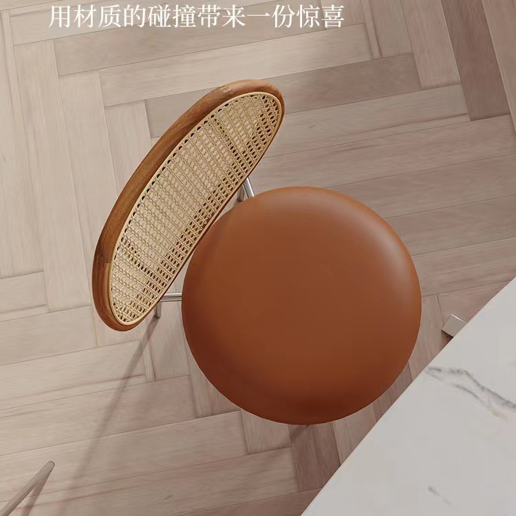 Sillas de madera maciza casera de seda medieval sillas de comedor de café nórdico diseñador casual taburetes de comedor retro