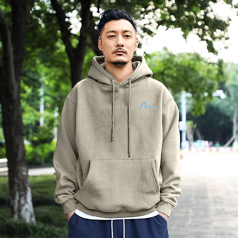 Suéter pesado para hombres primavera y otoño nuevo estilo de estilo de Hong Kong estilo retro marca de tendencia suelta versátil chaqueta de manga larga de estudiantes