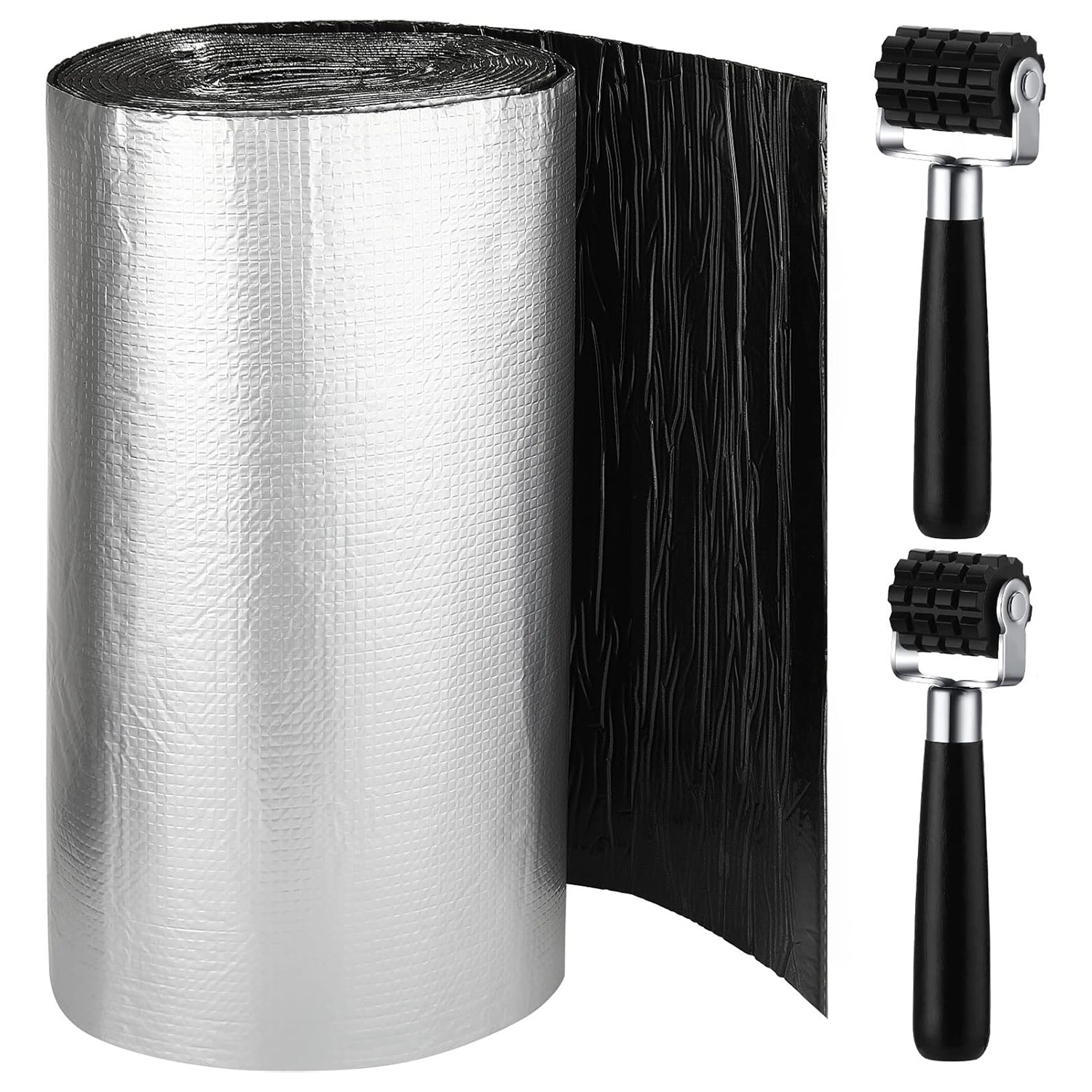 In-Stock Cross-Border Car Insulation and Soundproofing Pads, Noise Reduction Self-Adhesive Foam Insulation Soundproof Cotton, Shock-Absorbing Pads, Sound-Absorbing Materials