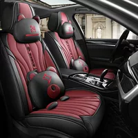 2022 новая полностью кожаная Автомобильная подушка с лазерной штамповкой, четыре сезона, универсальный чехол для подушки сиденья, Заводская цельная Доставка оптом
