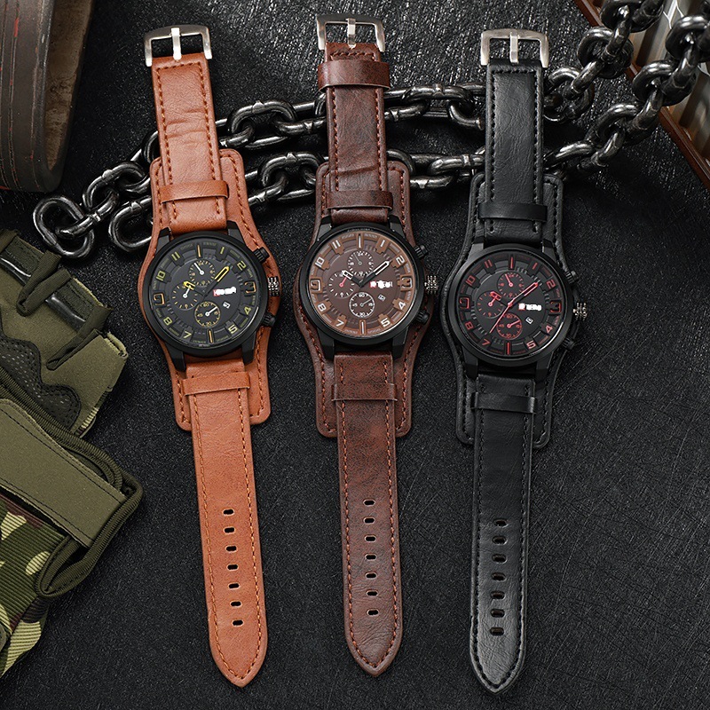European and American Style Sports Watch Men's Trendy Korean Style Personalized Student TikTok Special Forces Large Dial Men's Super Trendy Men