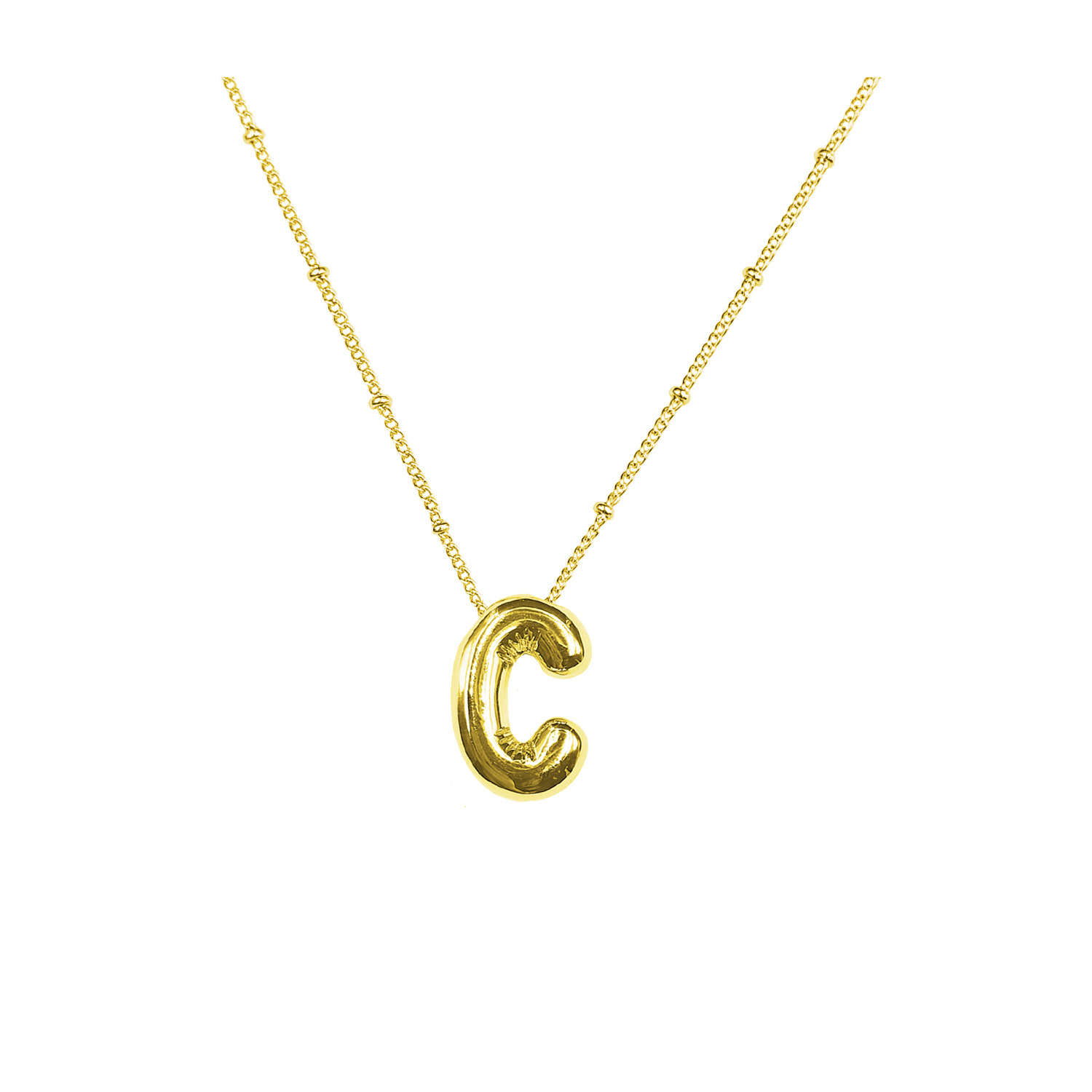 1 Piece Quantity Casual, Daily Occasion Vintage Style Letter Copper Plating Pendant Necklace