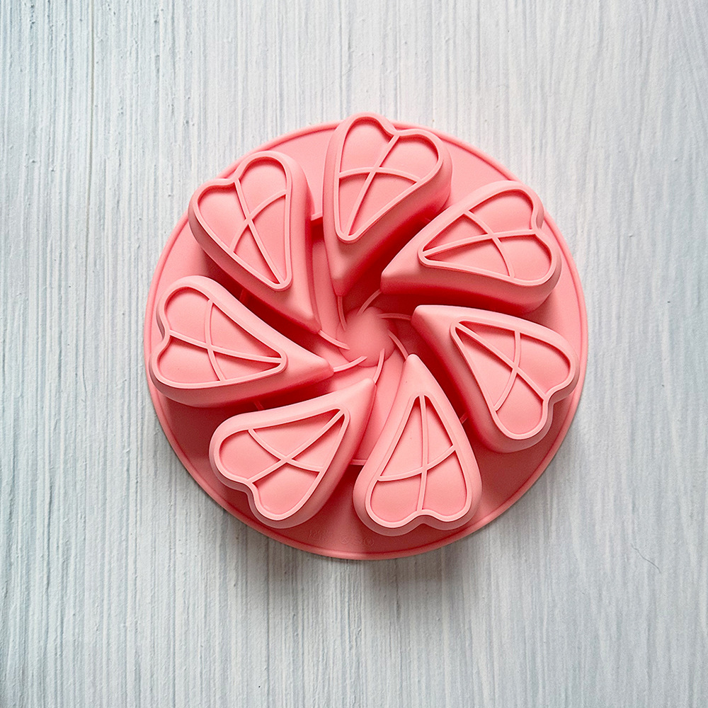 7 pétalos de amor pequeños 348 pastel molde de silicona pastel gelatina torta molde de pan herramientas de horneado