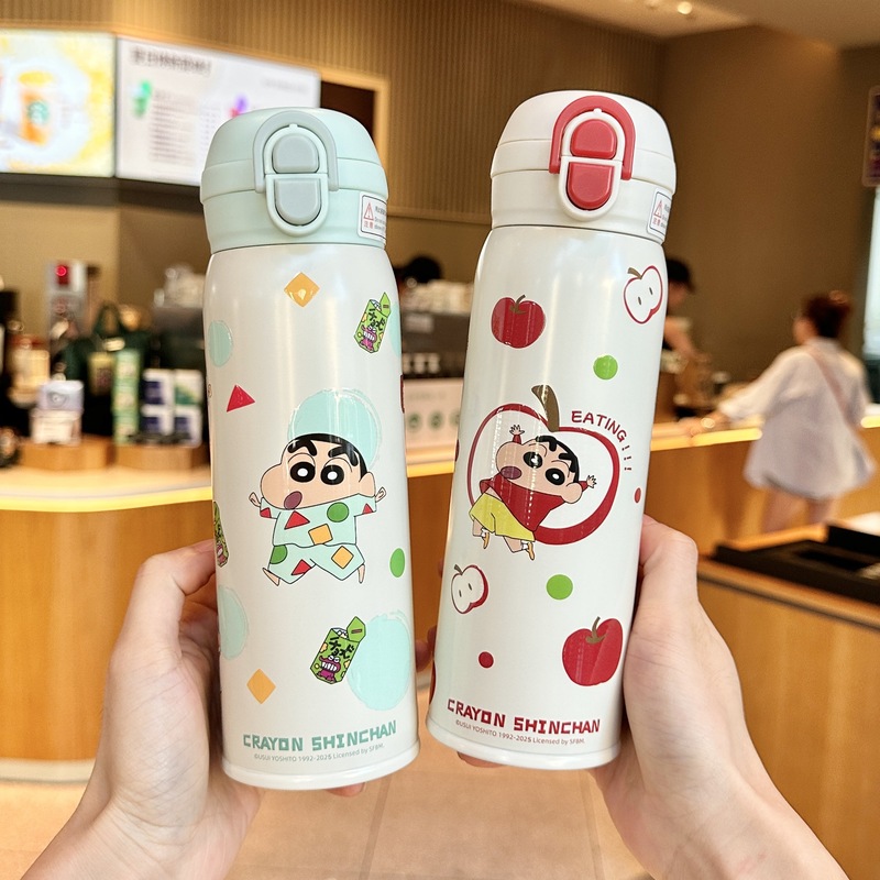 蜡笔小新迷你保温杯2025新款高颜值女小水杯儿童可爱小巧杯子便携|undefined