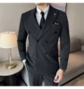 Deep gray single suit