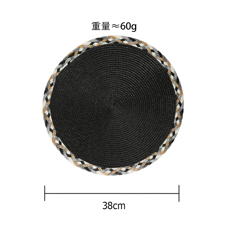 Comercio electrónico transfronterizo exclusivo para colchones aislantes de color natural japonés almohadillas de yute ecológicas almohadillas de maíz almohadillas de tazón de cuero almohadillas de agua