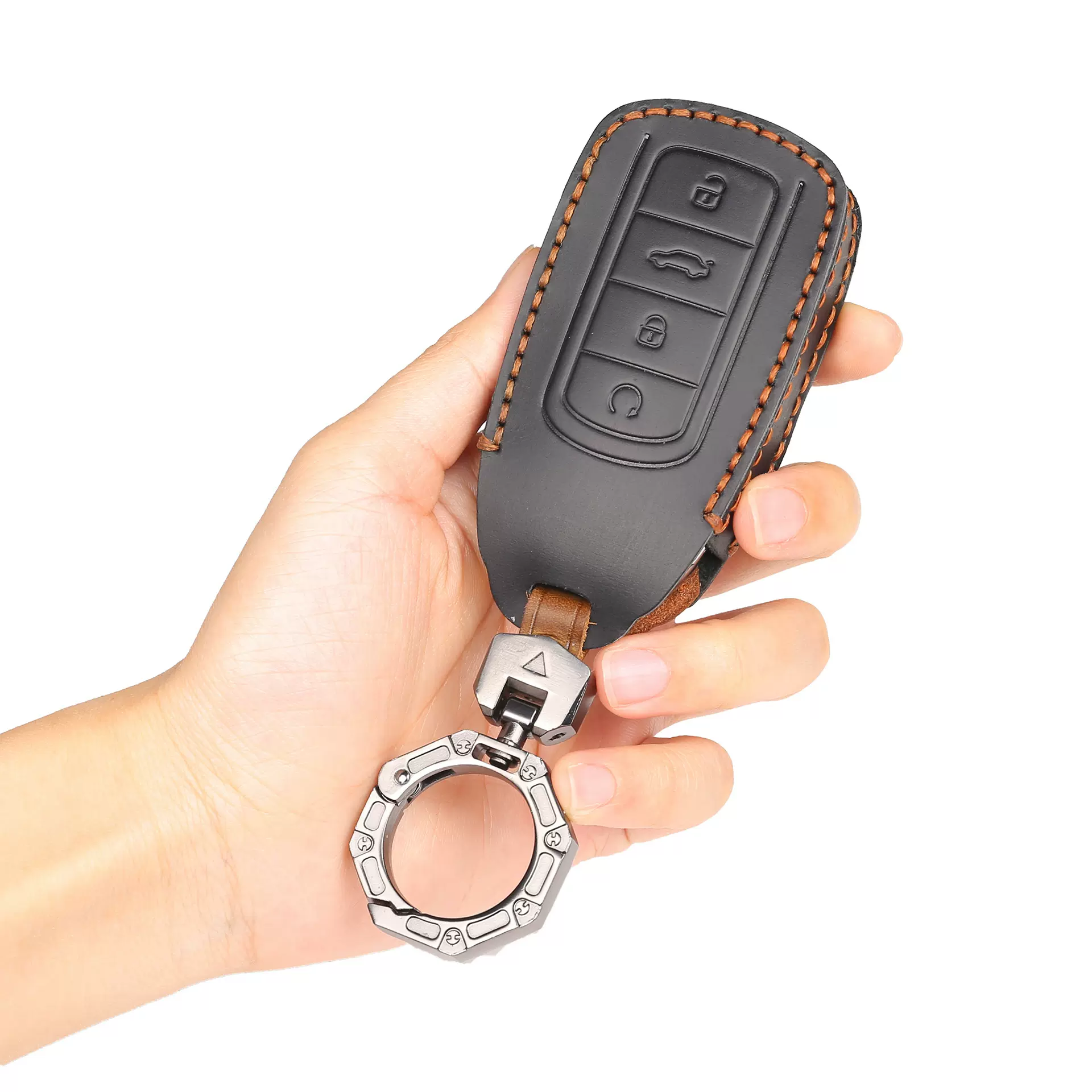 适用奇瑞汽车钥匙套瑞虎8plus鲲鹏版包扣7plus艾瑞泽8/5plus壳男